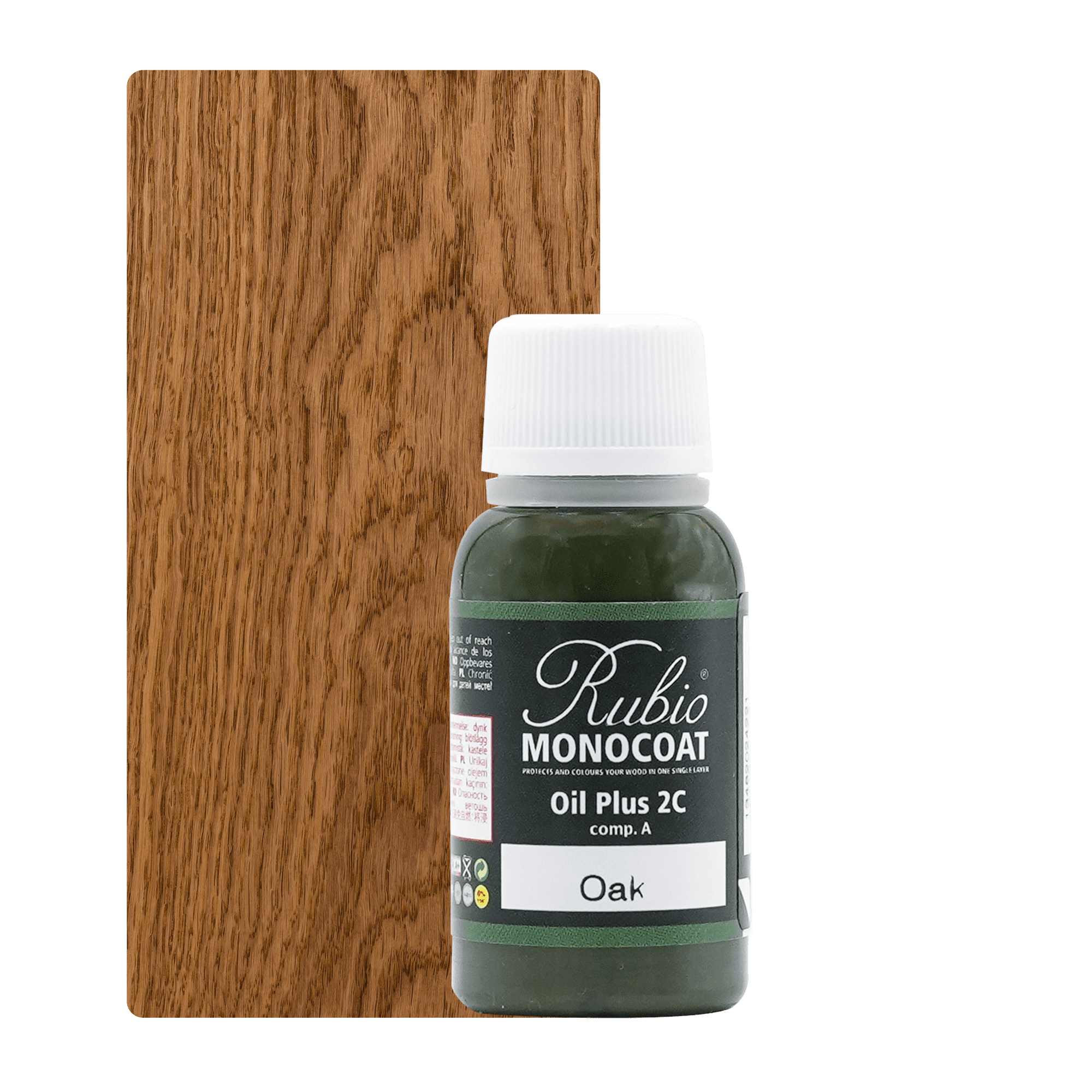 Abbildung RMC Oil Plus 2C Component A 20ml Farbton Oak.