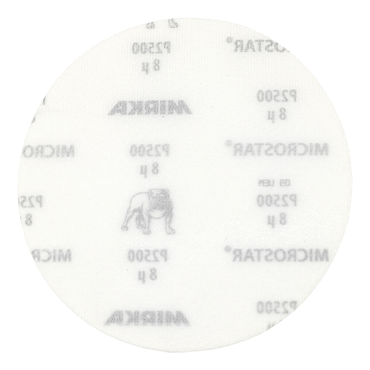 Abbildung Mirka Microstar 150mm Scheibe Rückseite.