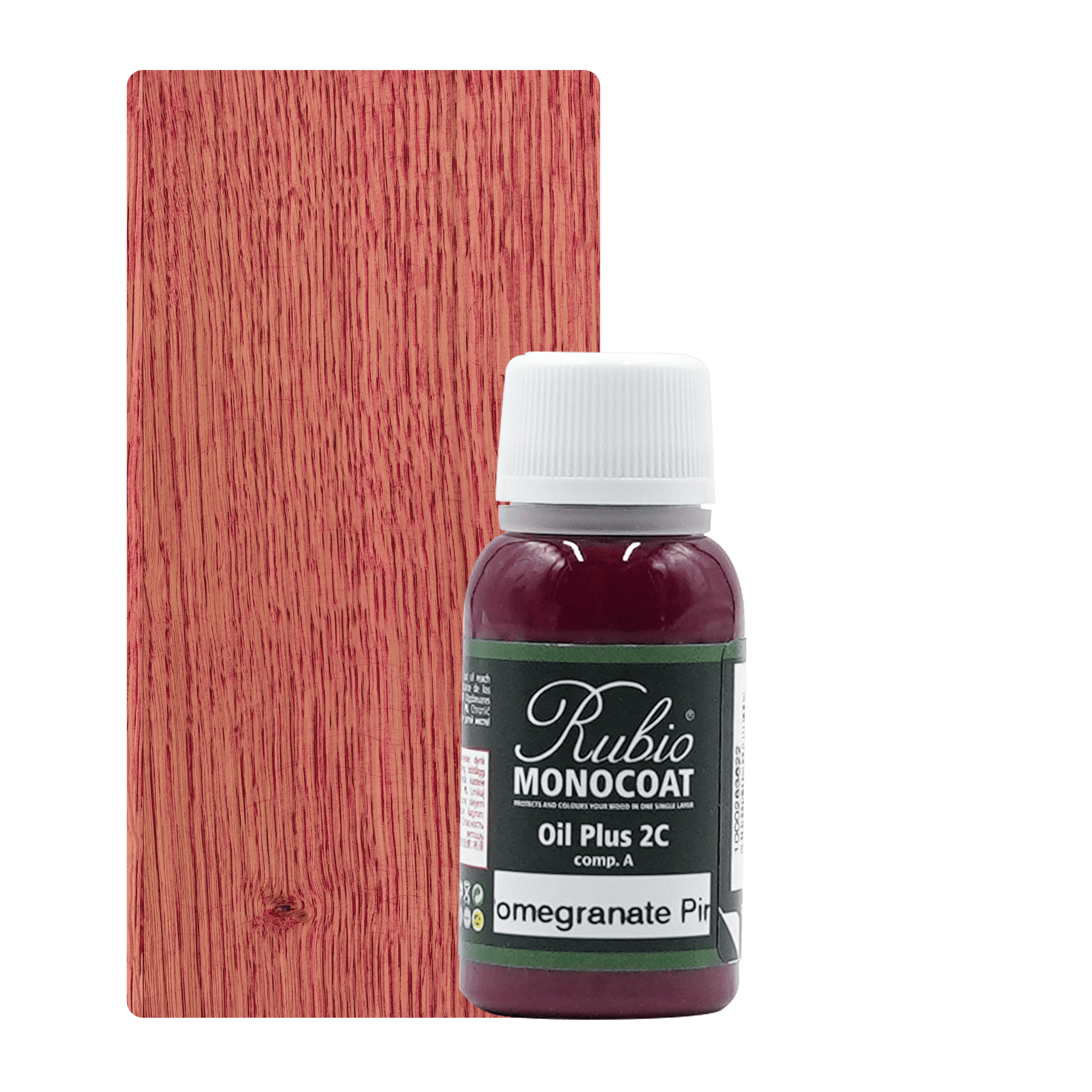 Abbildung RMC Oil Plus 2C Component A 20ml Farbton Pomegranate Pink.