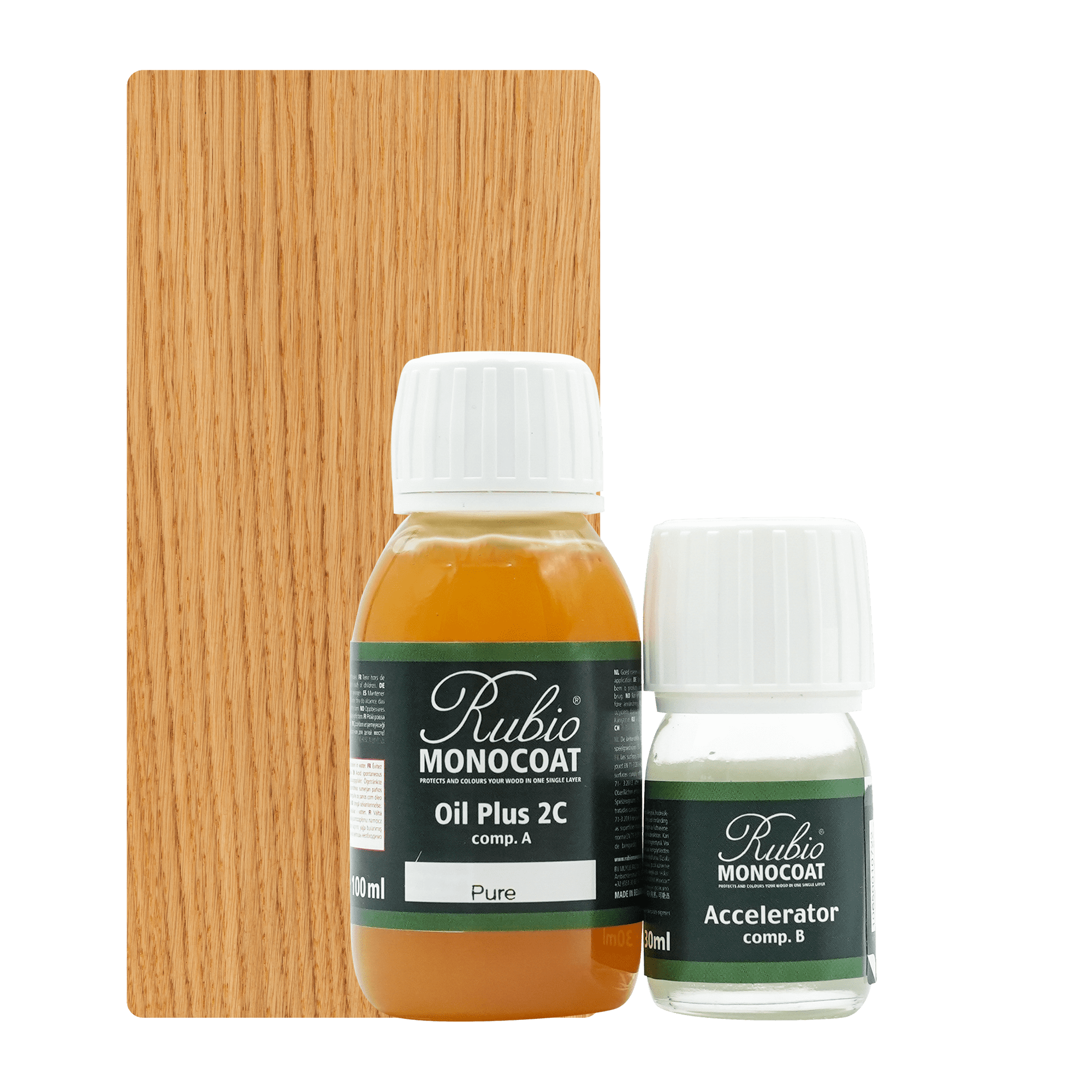 Abbildung RMC Oil Plus 2C Component A und B 130ml Farbton Pure.