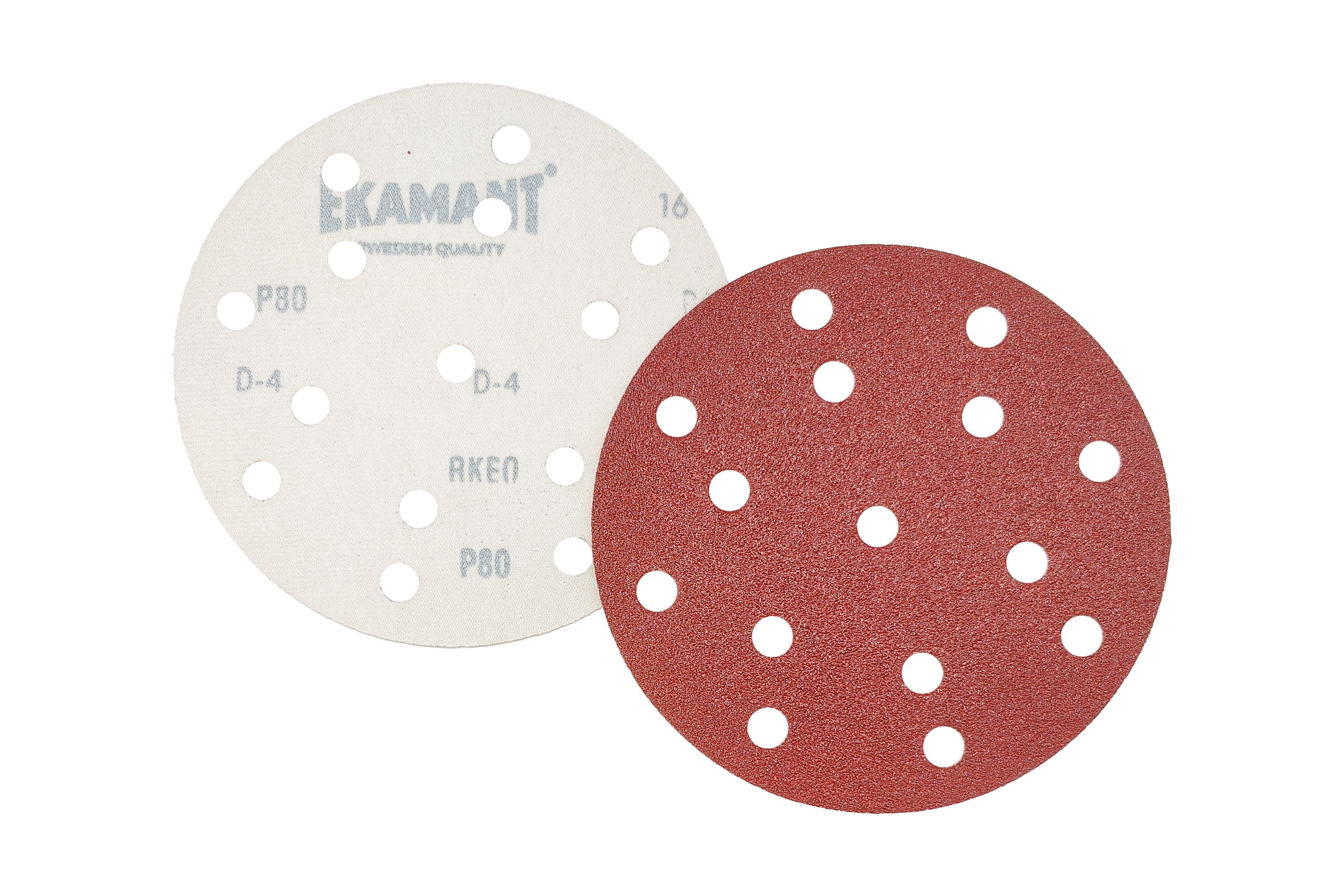 Abbildung Ekamant RKEO V 150mm 15L Scheiben Vorder- und Rückseite.