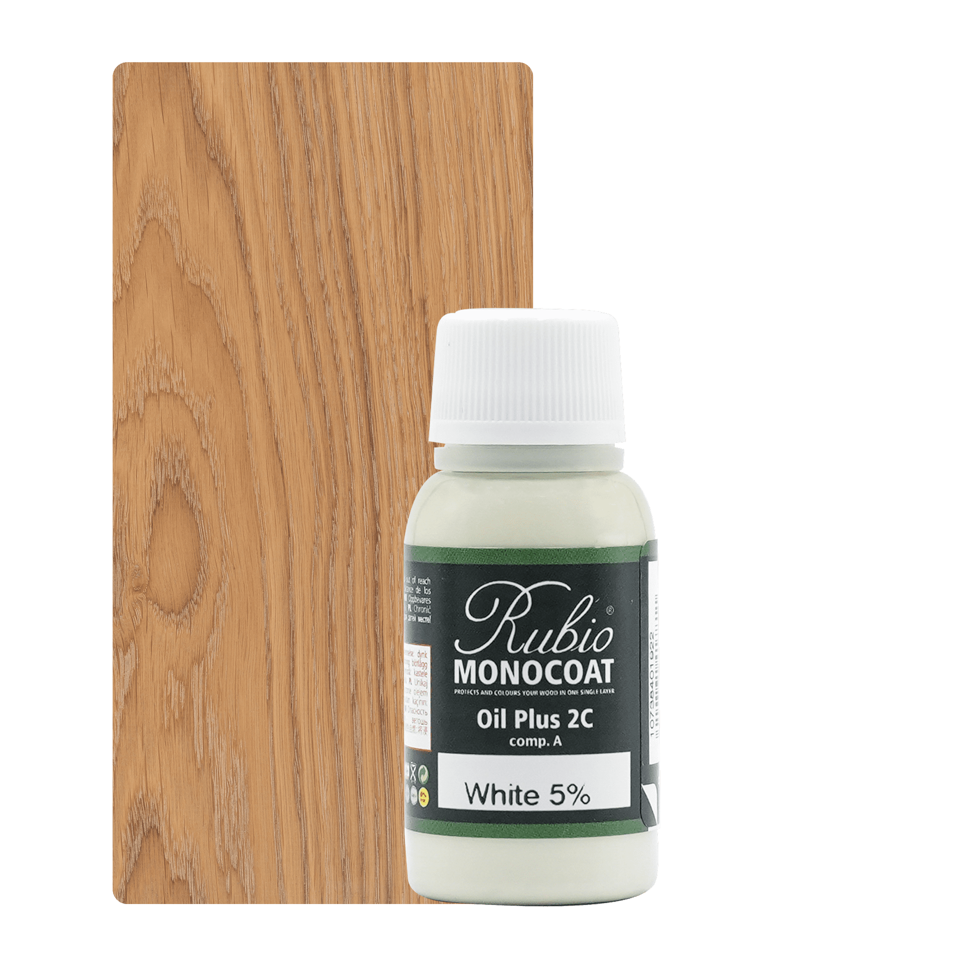 Abbildung RMC Oil Plus 2C Component A 20ml Farbton White 5 Prozent.