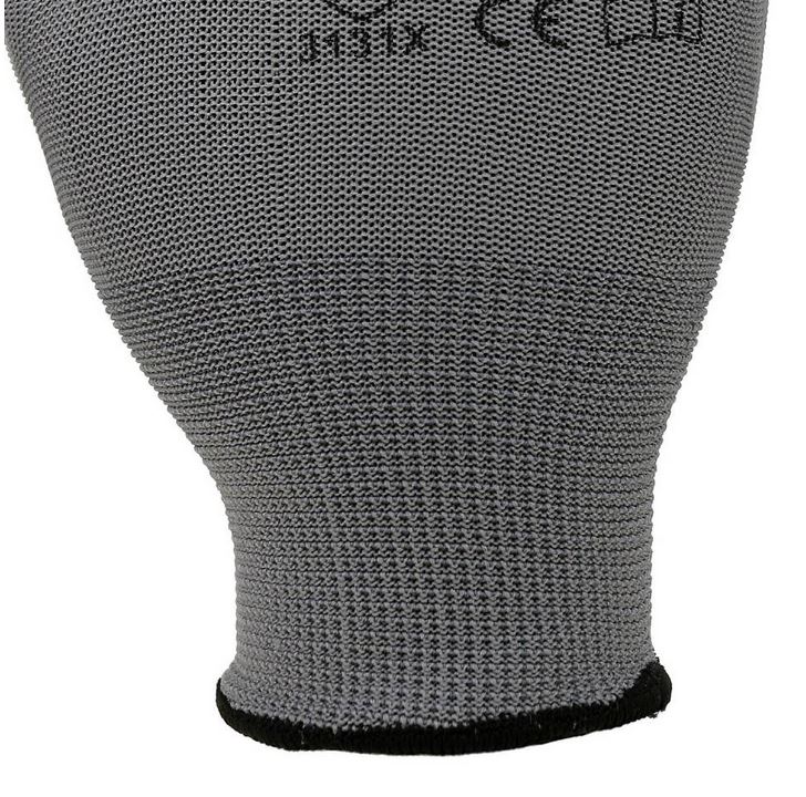 Abbildung Asatex PU Handschuh 3701 Nahaufnahme Handgelenk.