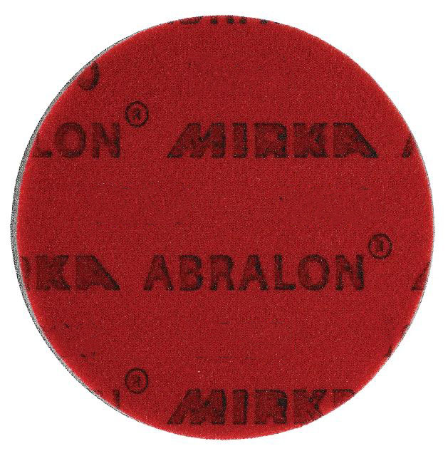 Abbildung Mirka Abralon 125mm Scheibe Rückseite.