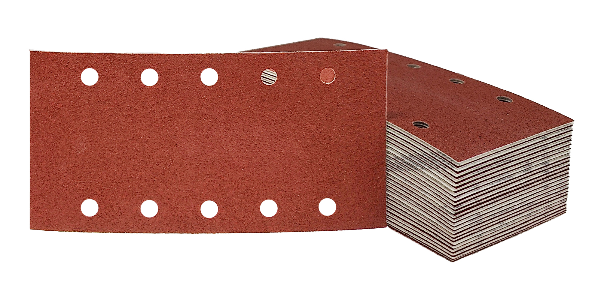 Abbildung Mirka Coarse Cut 115x230mm Streifenstapel.