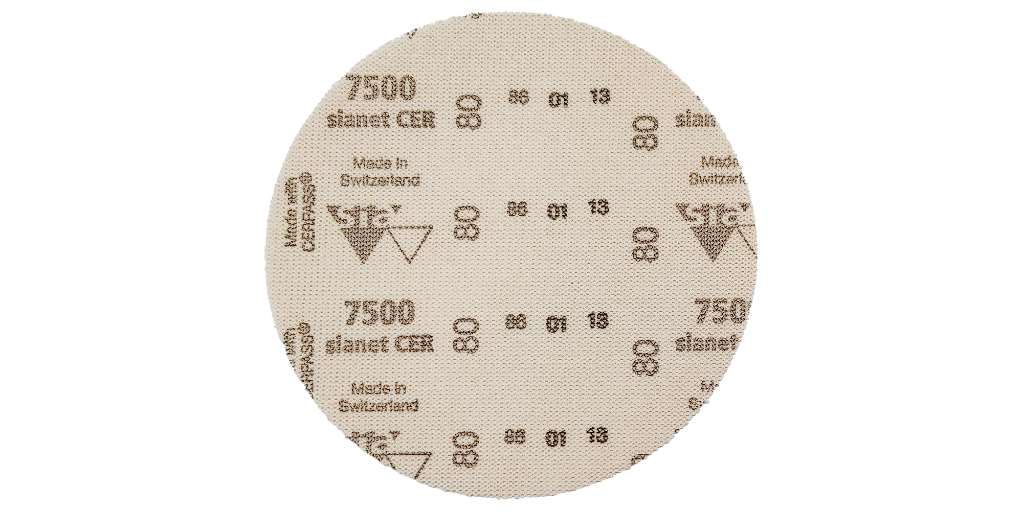 Abbildung Sianet CER 225mm Scheiben Rückseite.