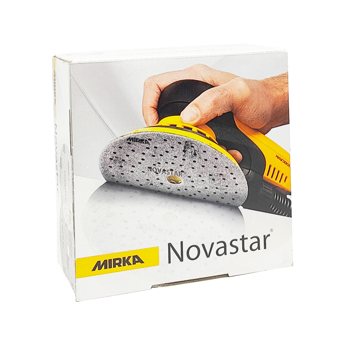Abbildung Mirka Novastar 150mm 121L Verpackung.