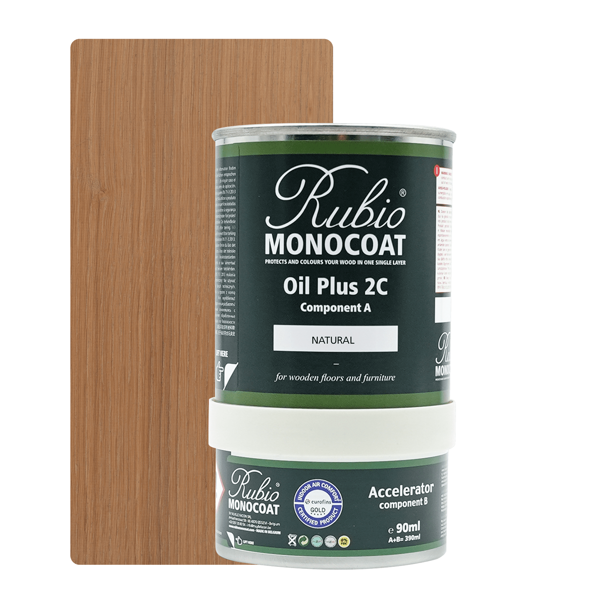 Abbildung RMC Oil Plus 2C Component A und B 390ml Farbton Natural.