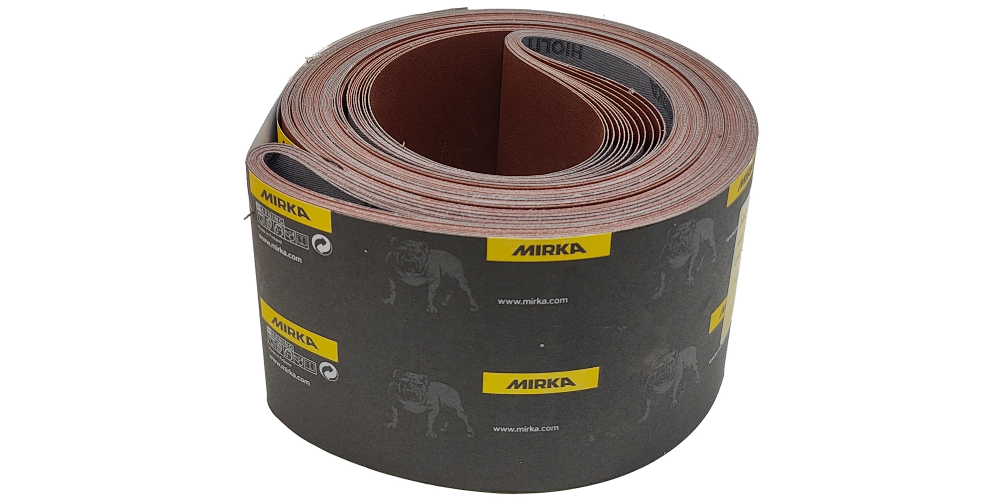 Abbildung Mirka Hiolit JF 100x2300mm mit Verpackung.