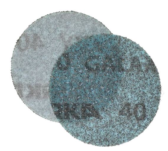 Abbildung Mirka Galaxy 77mm Scheiben Vorder- und Rückseite.