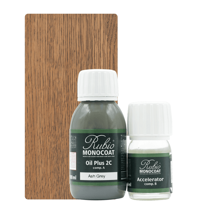 Rubio Monocoat Set Oil Plus 2C Ash Grey 130ml (A+B)