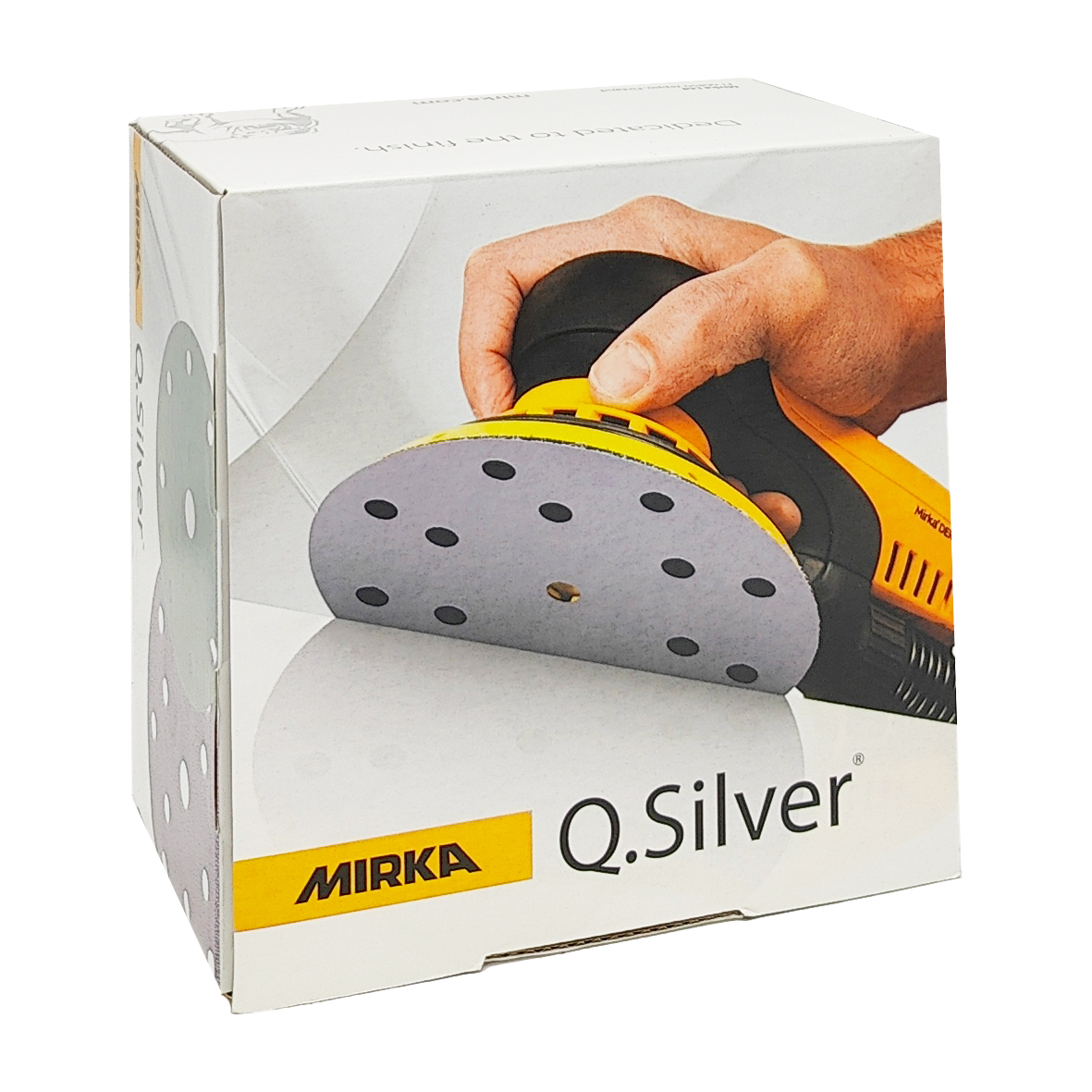 Abbildung Mirka Q.Silver 150mm 15L Verpackung.