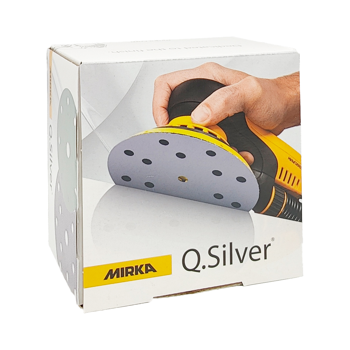 Abbildung Mirka Q.Silver 125mm 9L Verpackung.
