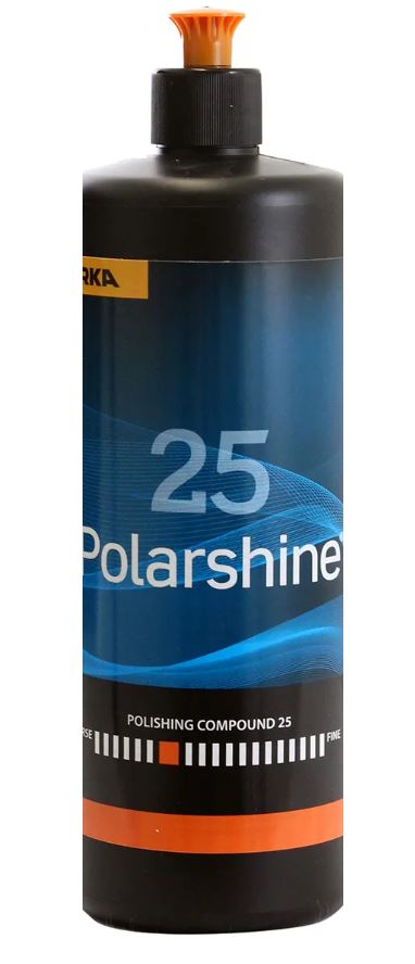 Abbildung Mirka Polarshine 25 Politur 1L Flasche.