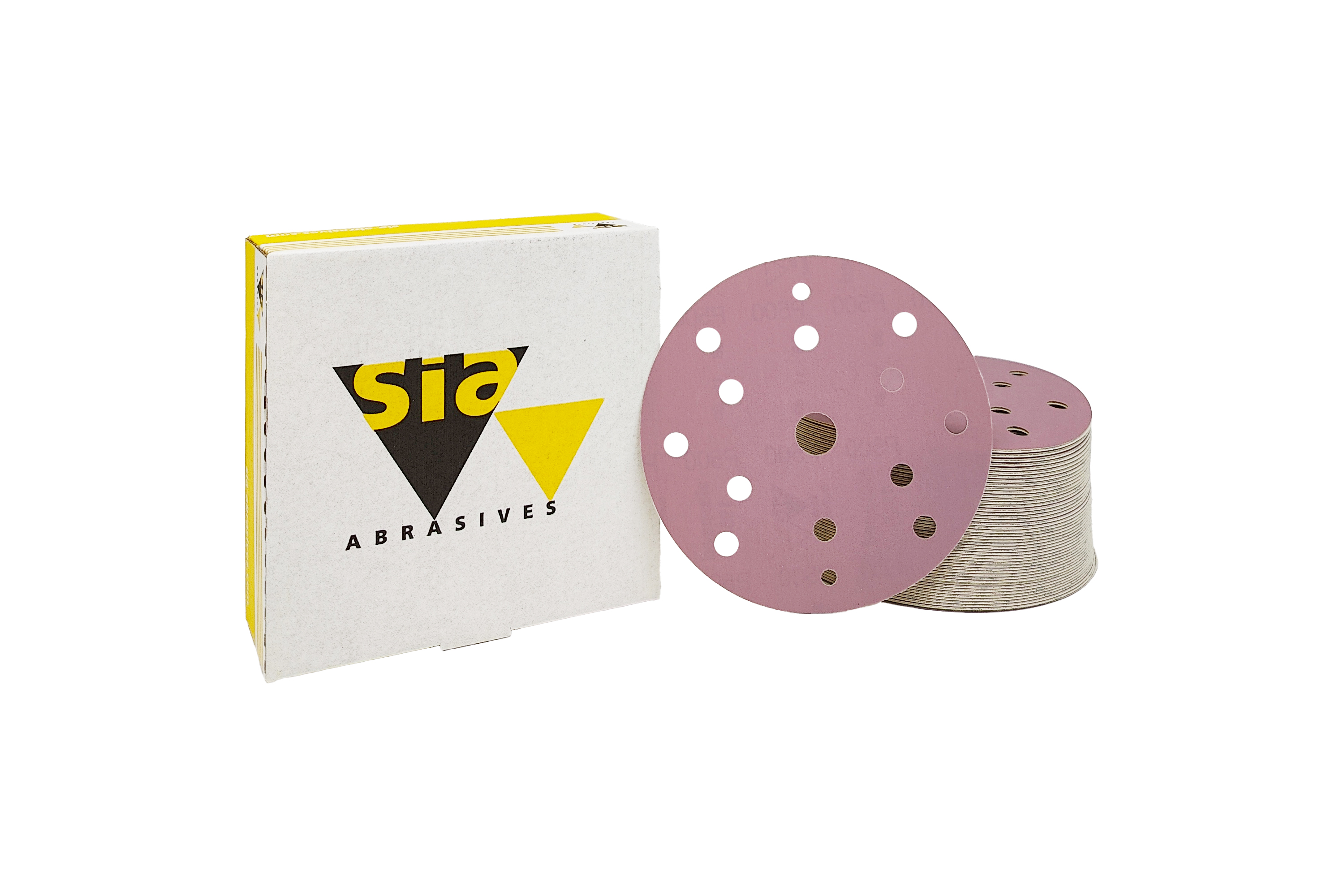 Abbildung Sia 1950 Siaspeed 150mm 15L Verpackung und Scheiben als Stapel.