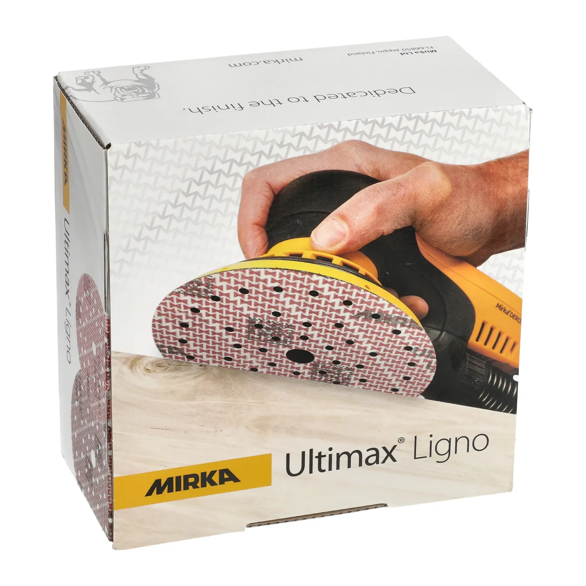 Abbildung Mirka Ultimax Ligno 150mm Multifit Verpackung.