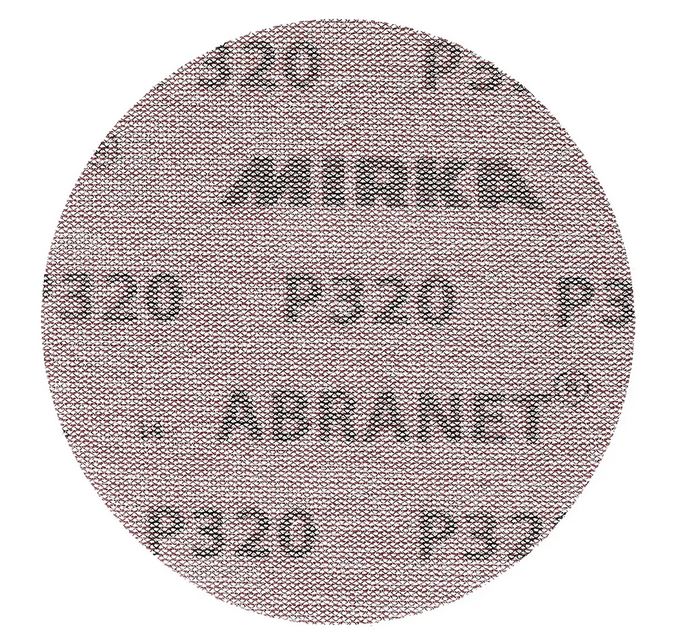Abbildung Mirka Abranet 125mm Scheibe Rückseite.