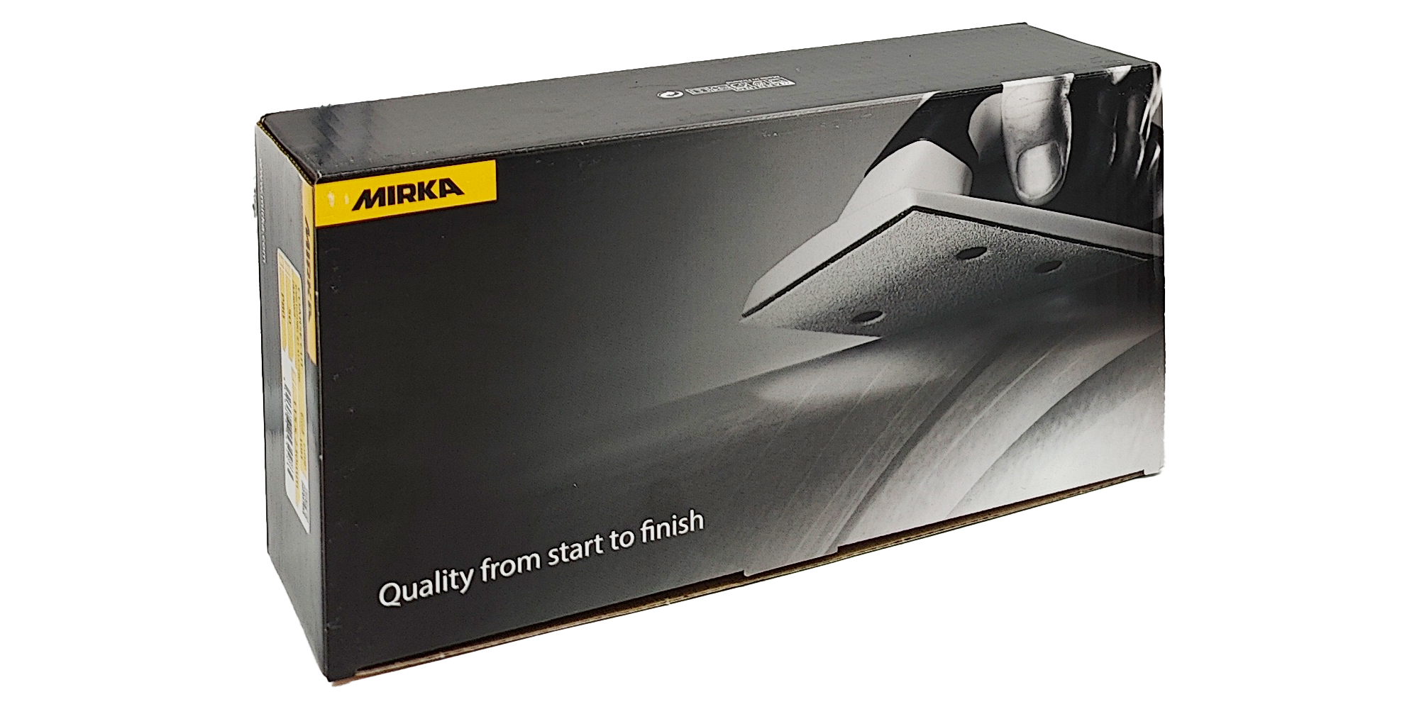 Abbildung Mirka Coarse Cut 115x230mm Verpackung.
