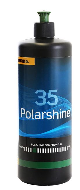 Abbildung Mirka Polarshine 35 Politur 1L Flasche.
