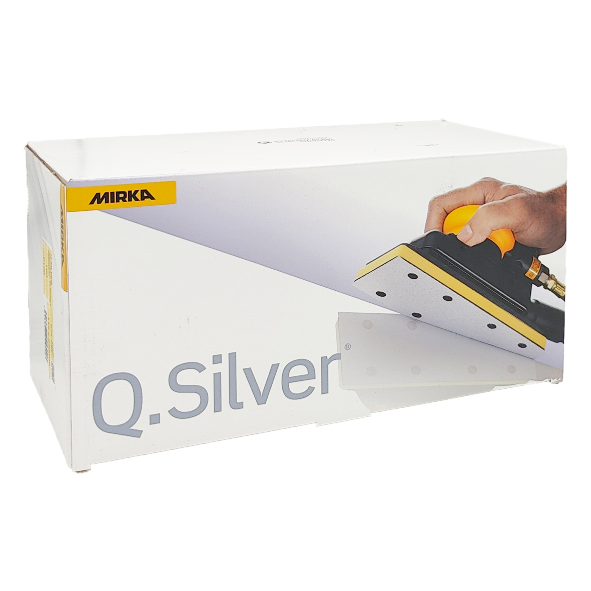 Abbildung Mirka Q.Silver 115x230mm 10L Verpackung.