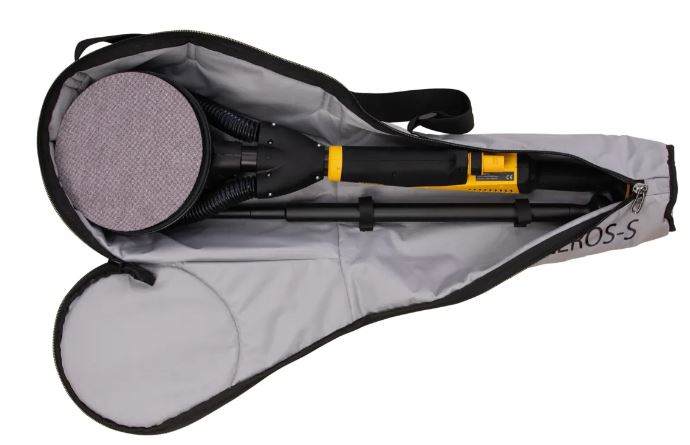 Abbildung Mirka Leros Kurzvariante 225mm 5,0 Hub in  der Tasche.