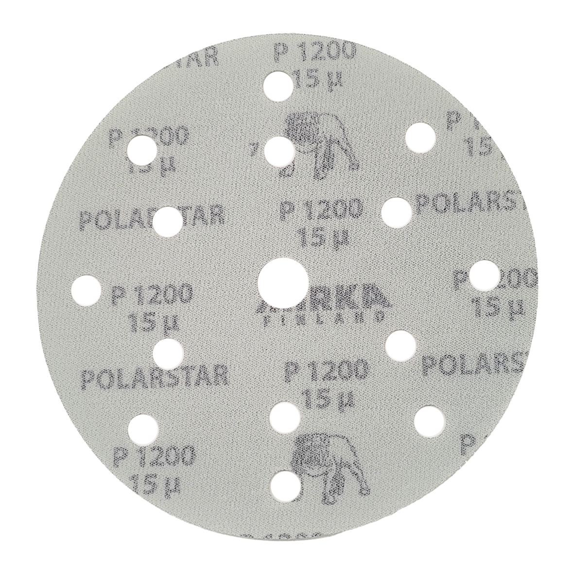 Abbildung Mirka Polarstar 150mm 15L Scheibe Rückseite.