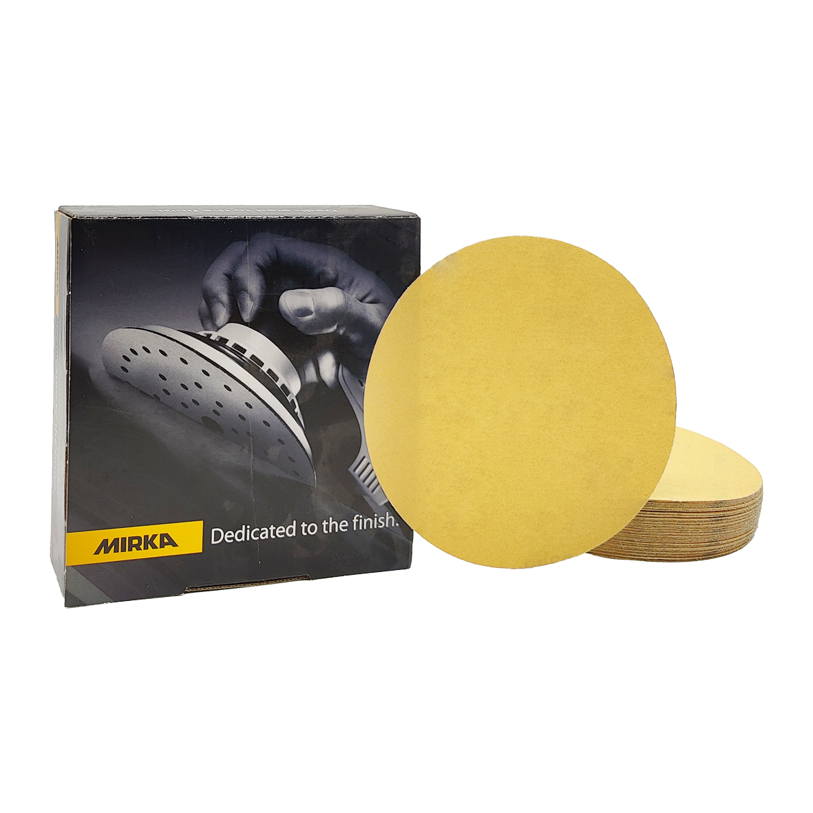 Abbildung Mirka Gold STICK 150mm Verpackung und Inhalt als Stapel.