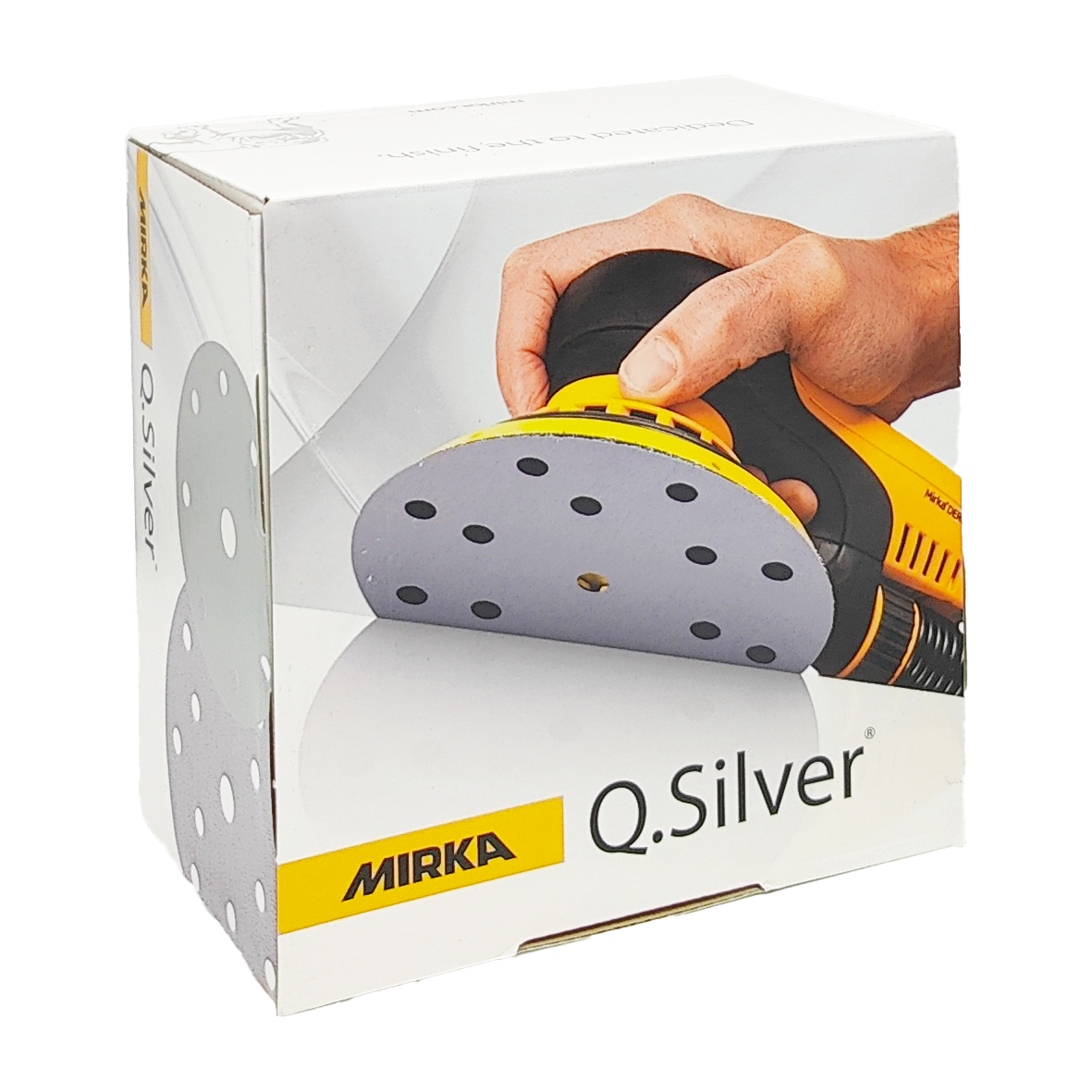 Abbildung Mirka Q.Silver 150mm 7L Verpackung.