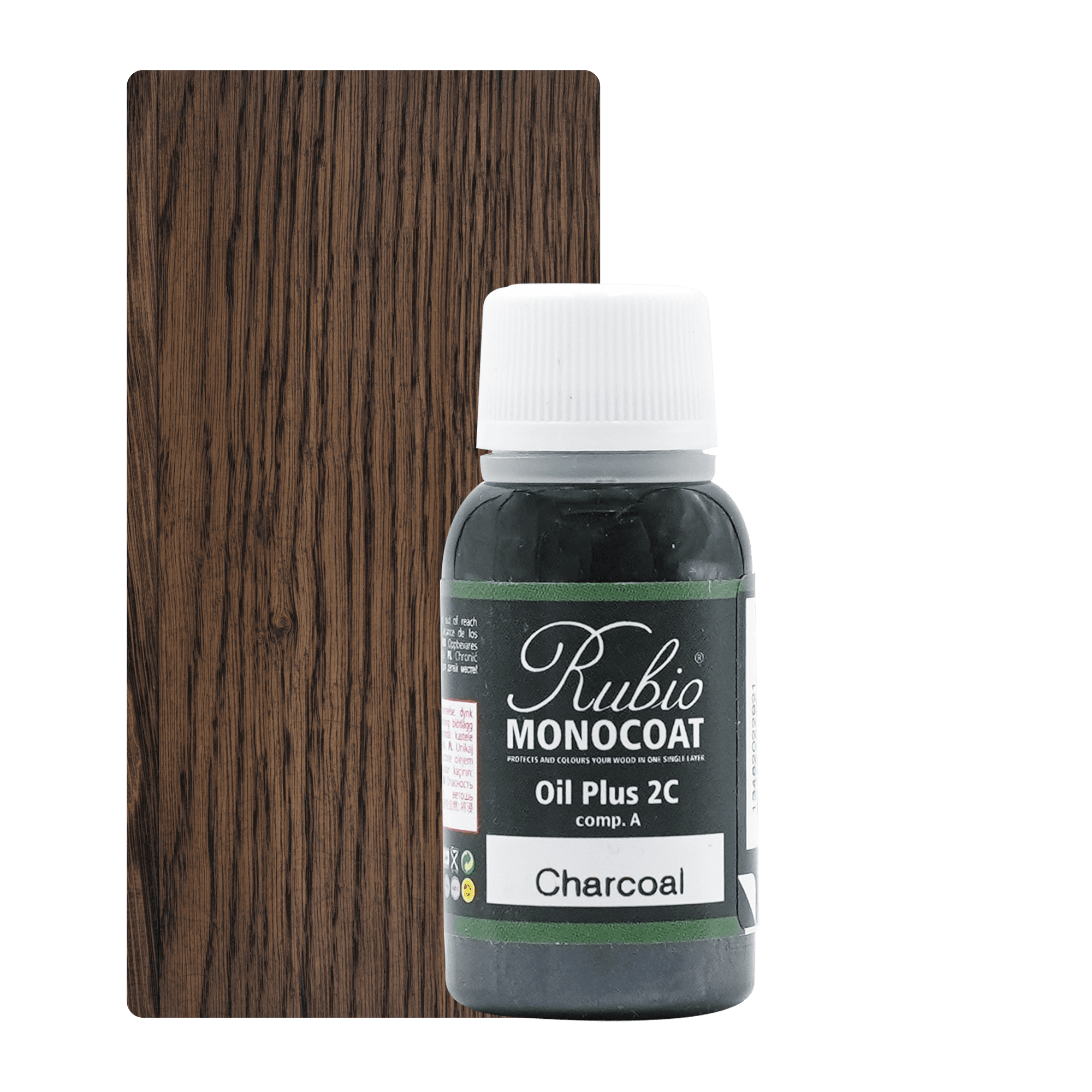 Abbildung RMC Oil Plus 2C Component A 20ml Farbton Charcoal.