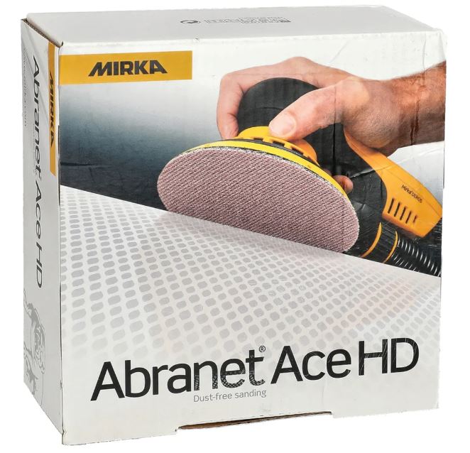 Abbildung Mirka Abranet ACE HD 125mm Verpackung.
