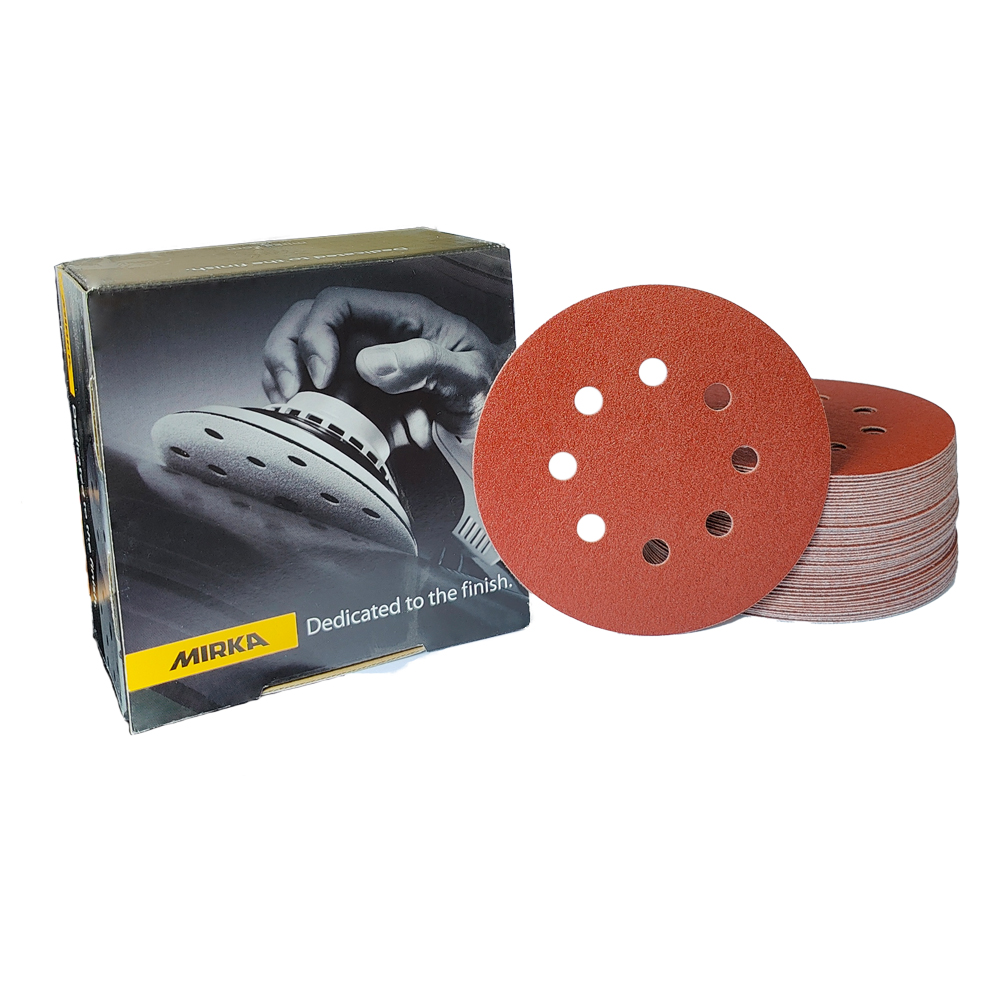 Abbildung Mirka Coarse Cut Packungung und Inhalt gestapelt