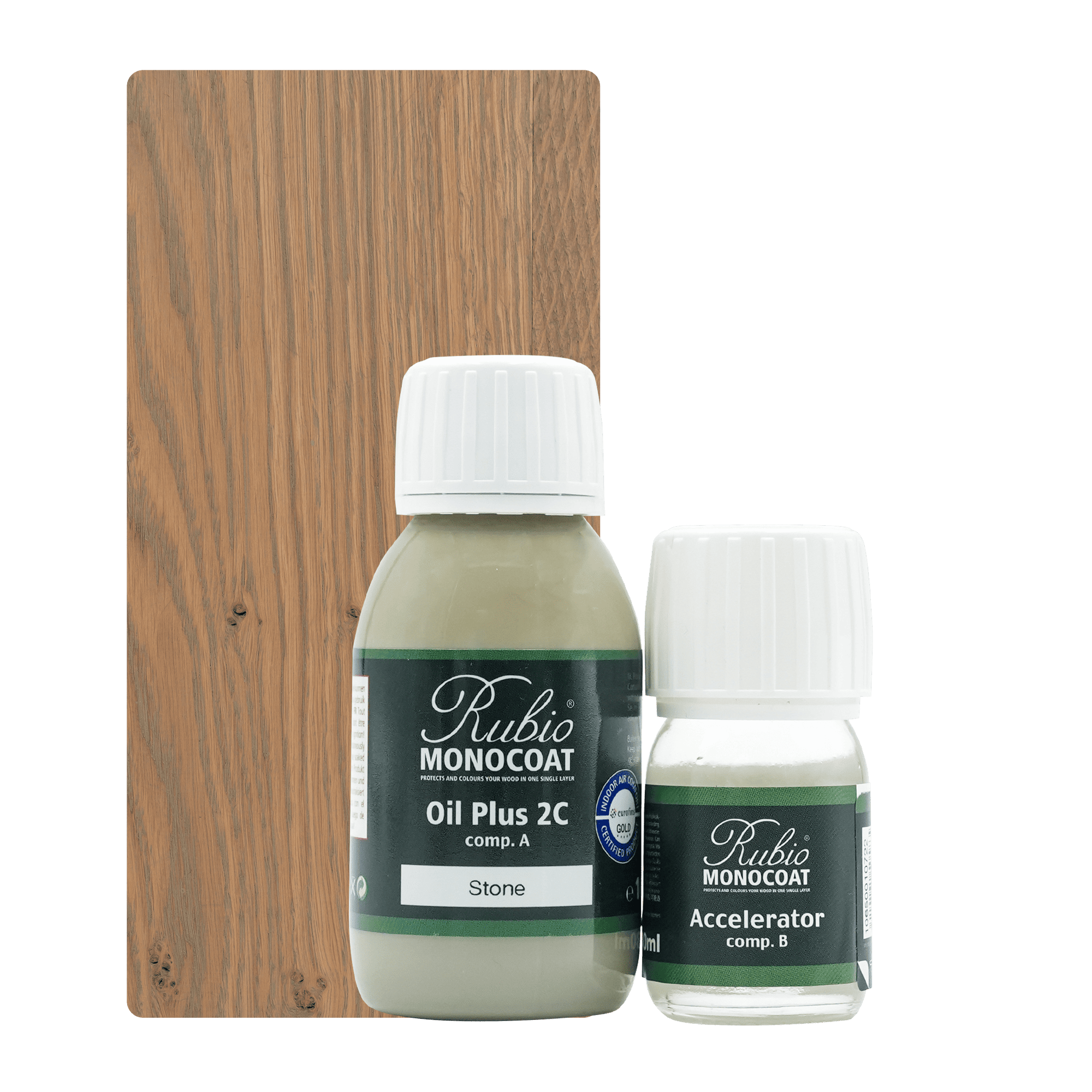 Abbildung RMC Oil Plus 2C Component A und B Farbton Stone.