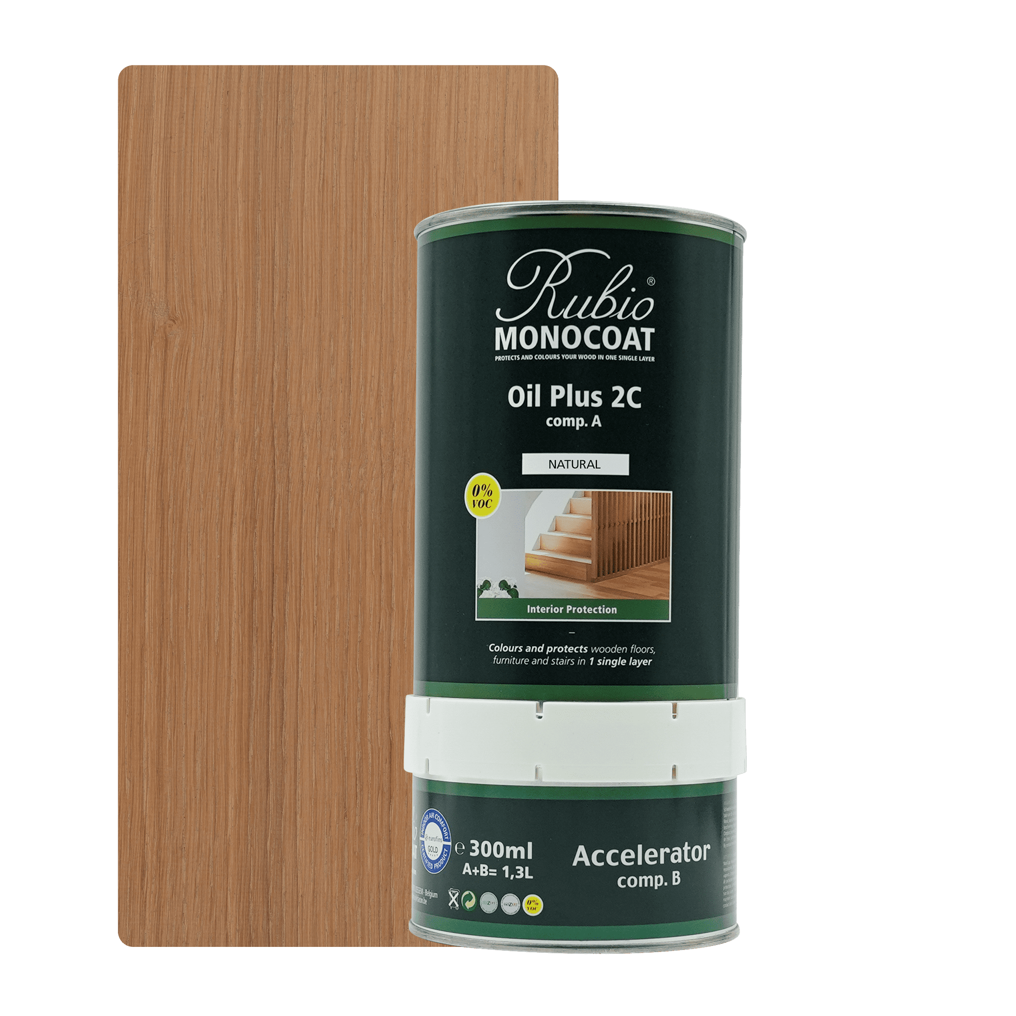 Abbildung RMC Oil Plus 2C Component A und B 1300ml Farbton Natural.