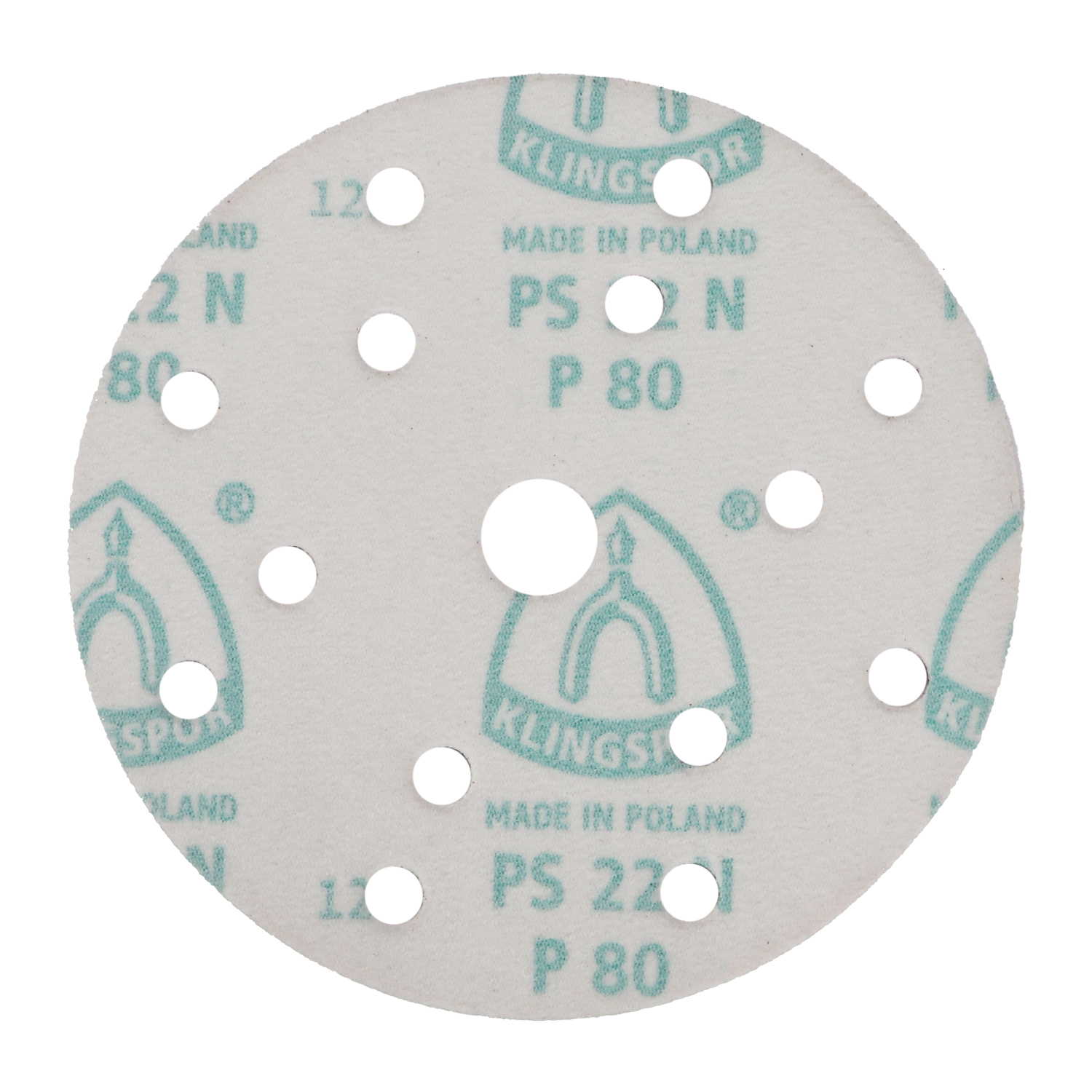 Abbildung Klingspor 150mm PS 22 K 15L Scheibe Rückseite.