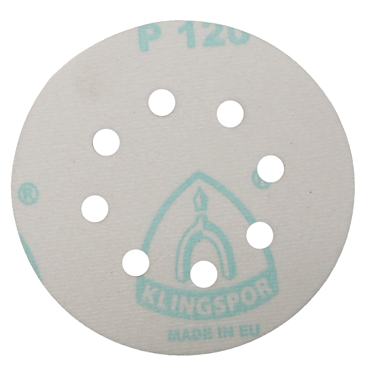 Abbildung Klingspor 125mm PS 22 K 8L Scheibe Rückseite.
