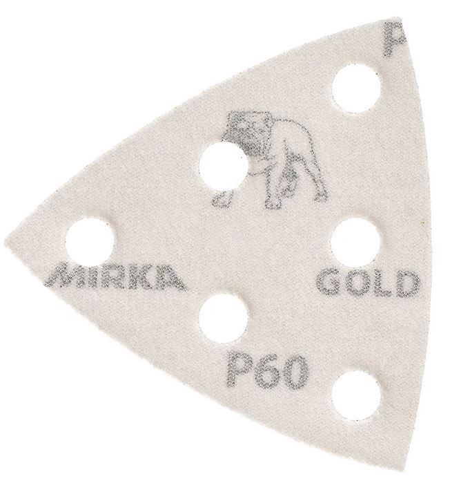 Abbildung Mirka Gold 93x93x93mm 6L FTO Dreieck Rückseite.