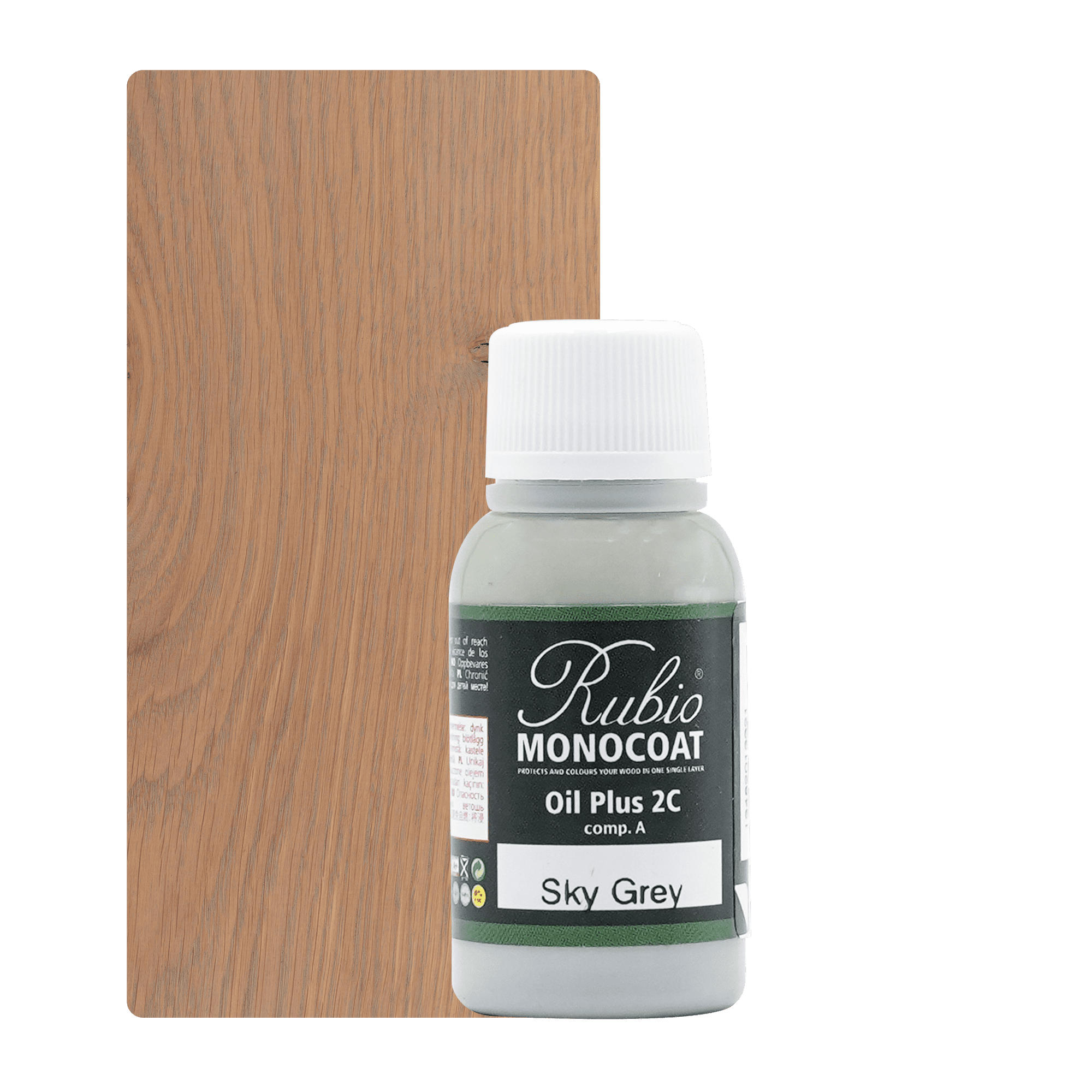 Abbildung RMC Oil Plus 2C Component A 20ml Farbton Sky Grey.