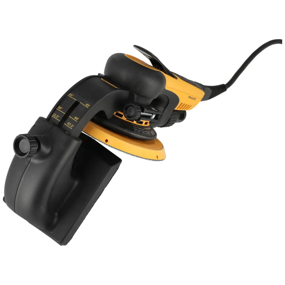 Mirka Winkelanschlag Montiert am Deros Ansicht von Vorne.