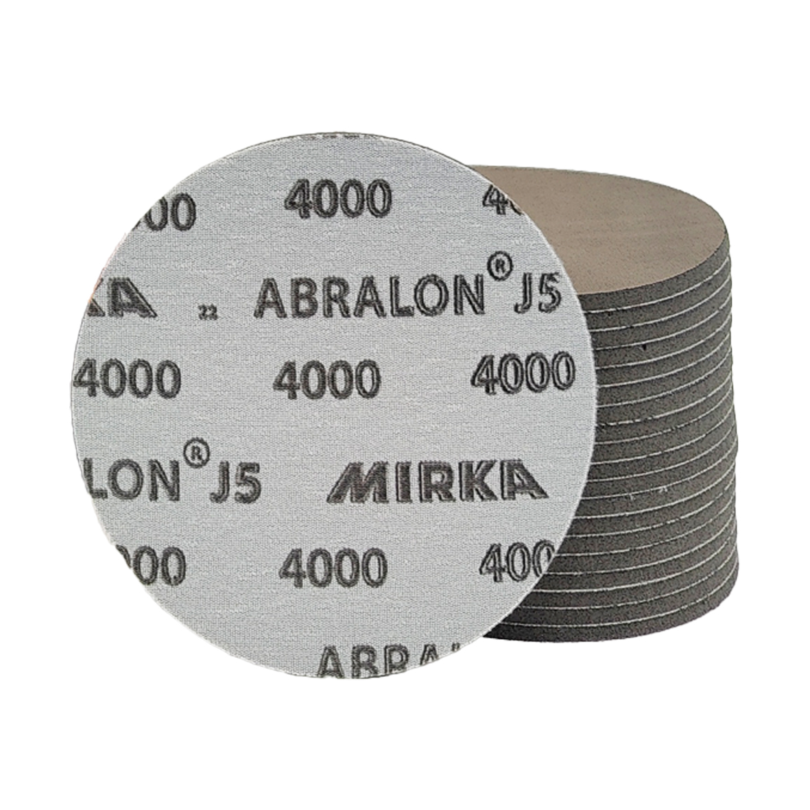 Abbildung Mirka Abralon J5 150mm Scheibenstapel.
