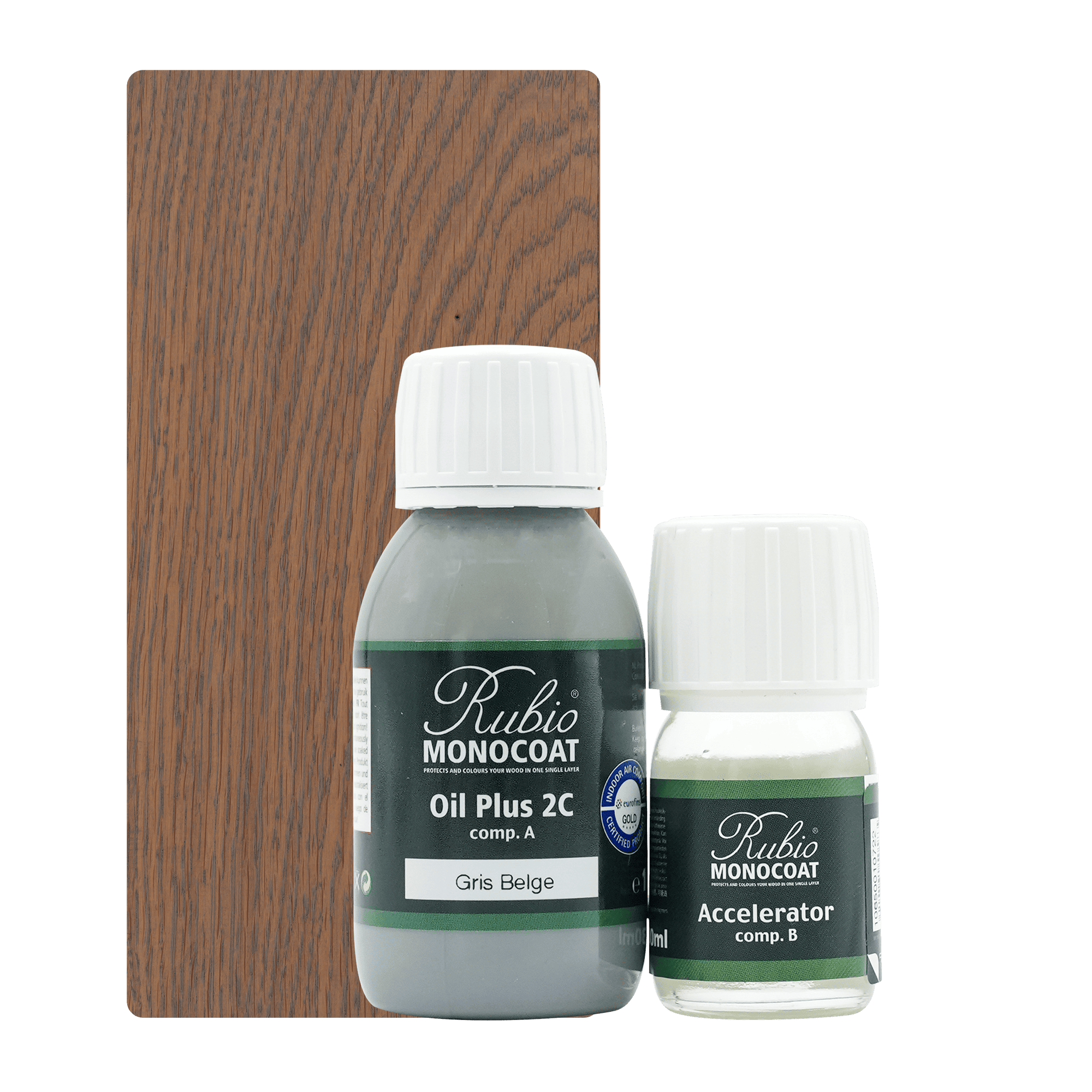 Abbildung RMC Oil Plus 2C Component A und B 130ml Farbton Gris Belge.