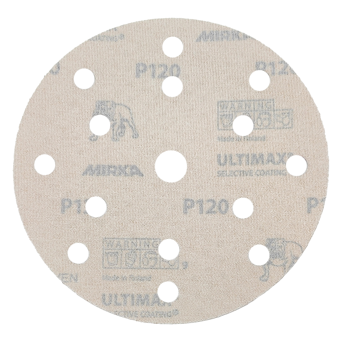 Abbildung Mirka Ultimax 150mm 15L Scheibe Rückseite.