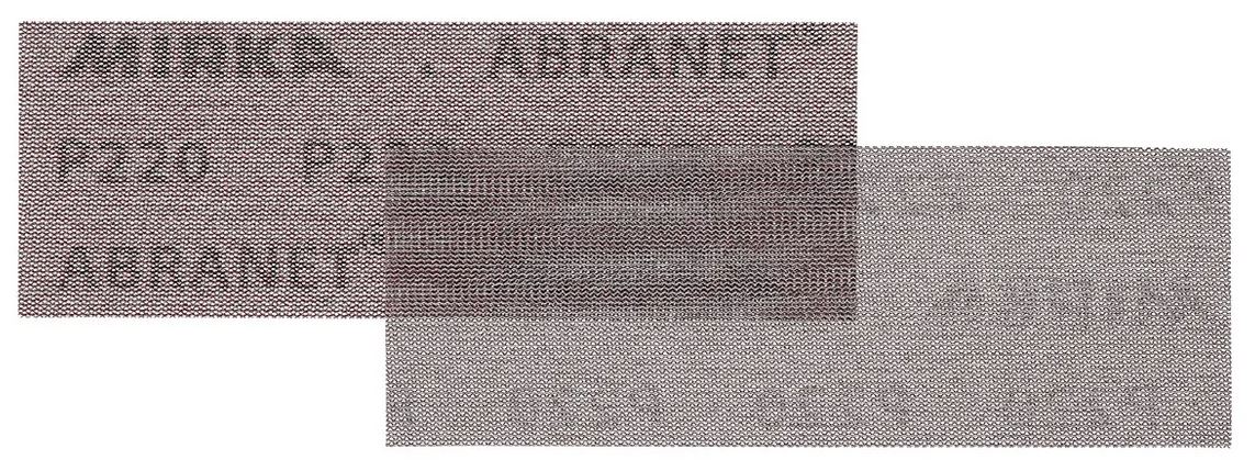 Abbildung Mirka Abranet 70x198mm Streifen Vorder- und Rückseite.