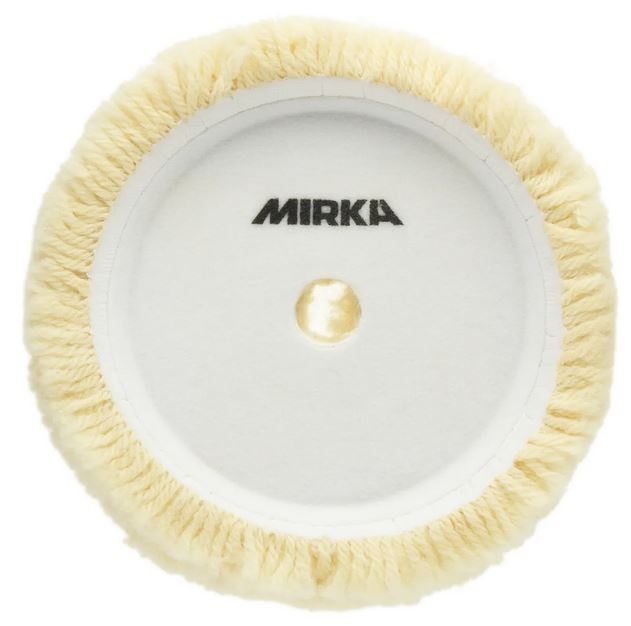 Abbildung Mirka Geknotetes Lammfellpad 150mm Rückseite.