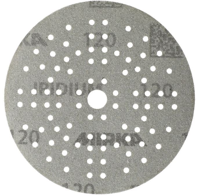 Abbildung Mirka Iridium 125mm 89L Scheibe Vorderseite.