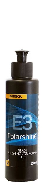 Abbildung Mirka Polarshine E3 Politur 250ml Flasche.