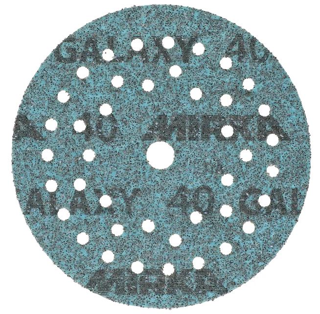 Abbildung Mirka Galaxy 125mm Multifit Scheibe Vorderseite.