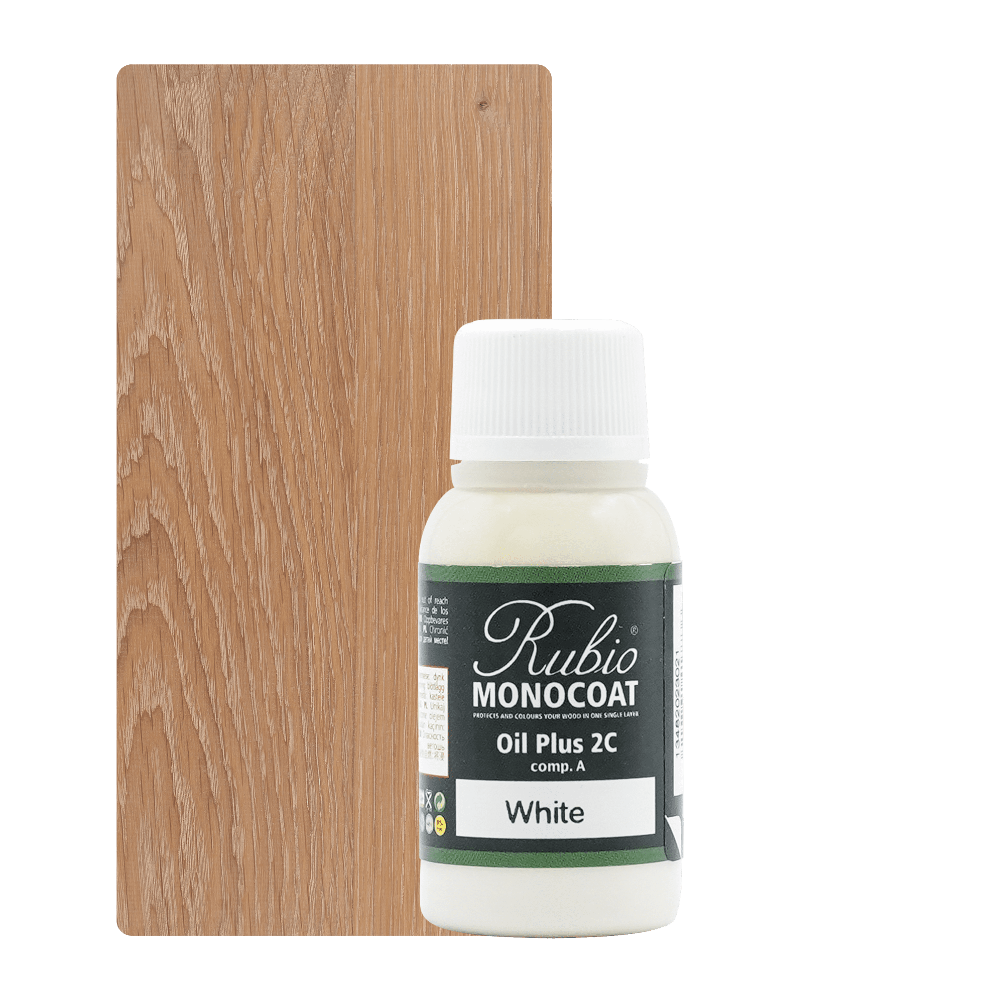 Abbildung RMC Oil Plus 2C Component A 20ml Farbton White.