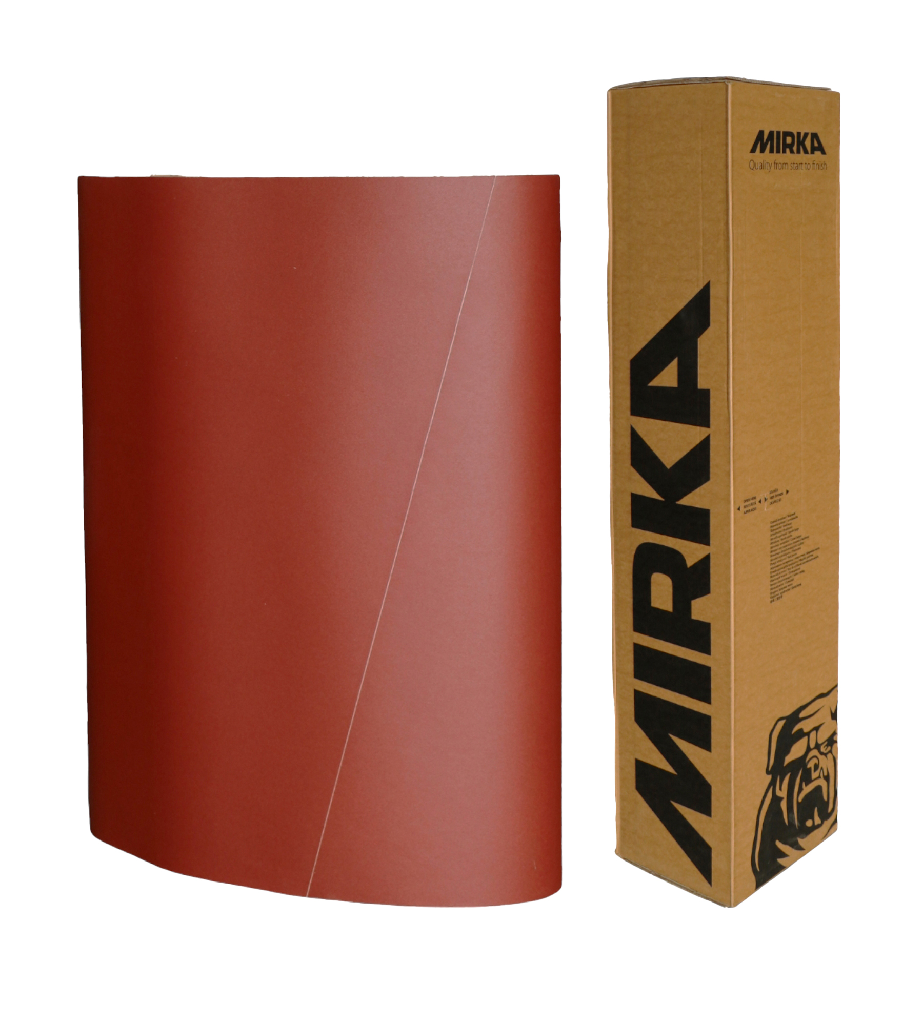 Abbildung Mirka Jepuflex 1120x2000mm Breitband mit Verpackung.