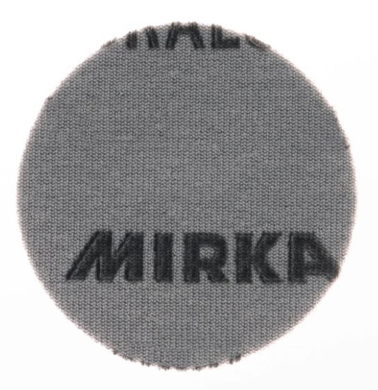 Abbildung Mirka Abralon J3 77mm Scheibe Rückseite.