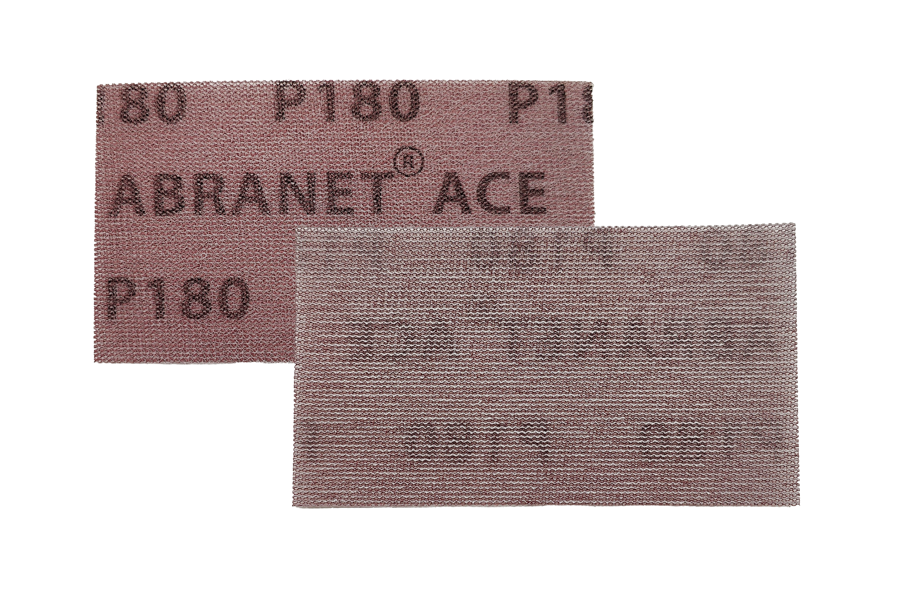 Abbildung Mirka Abranet ACE 70x125mm Streifen Vorder- und Rückseite.